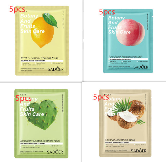 SADOER Full English Fruit Plant Mask Hydrating